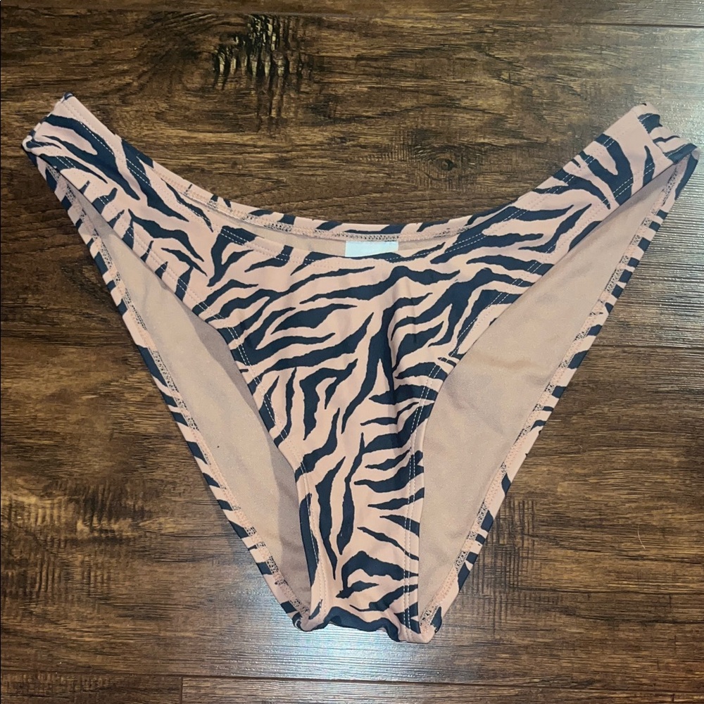 Zebra Print Bikini Bottom